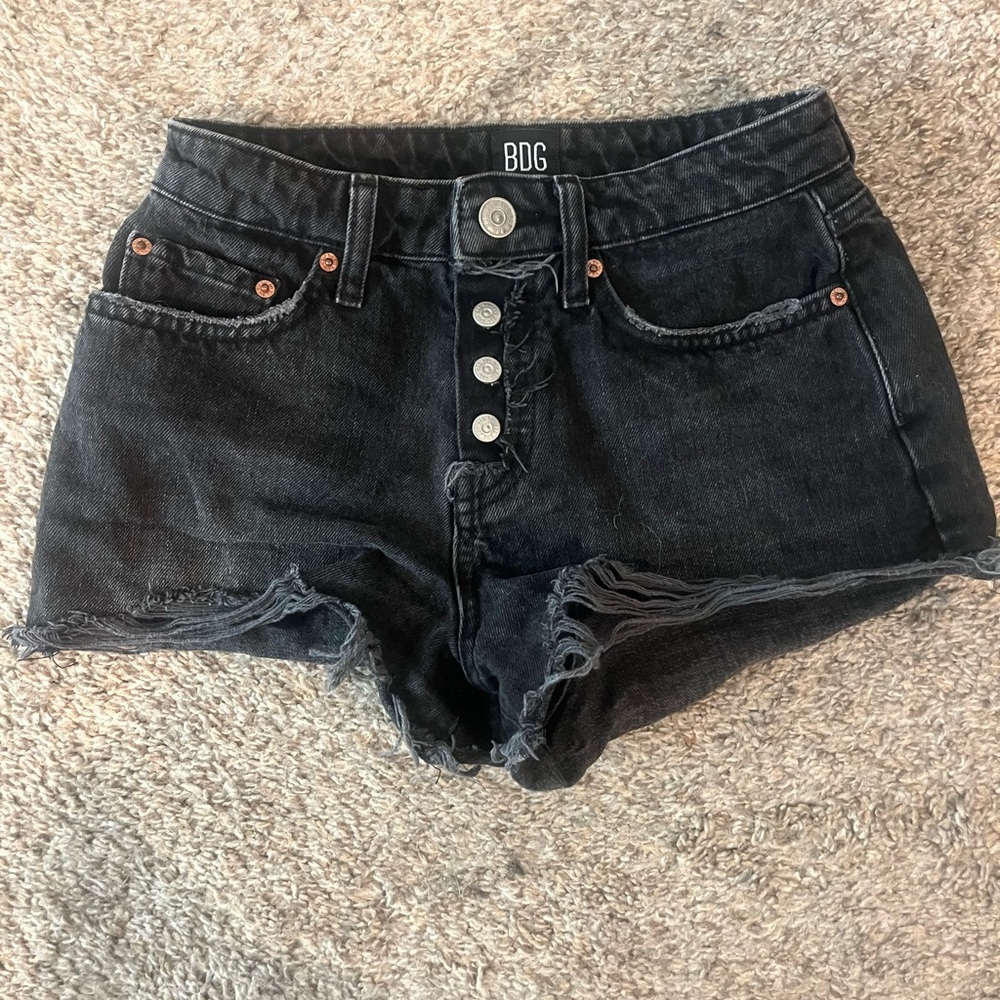 Urban Outfitters Black Jean Shorts